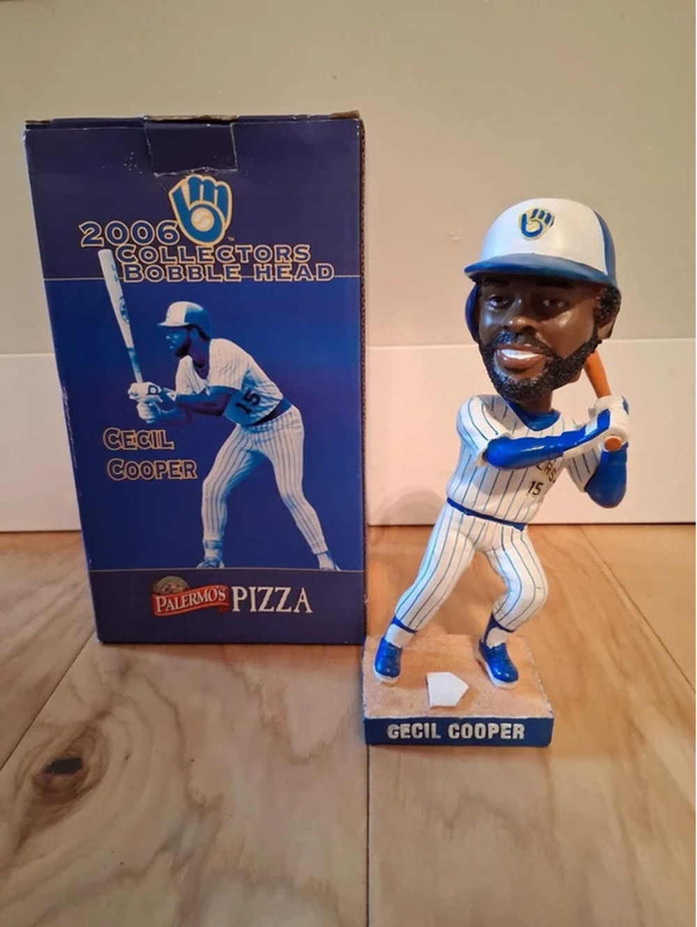 Vintage Cecil Cooper Milwaukee Brewers 2006 Bobblehead